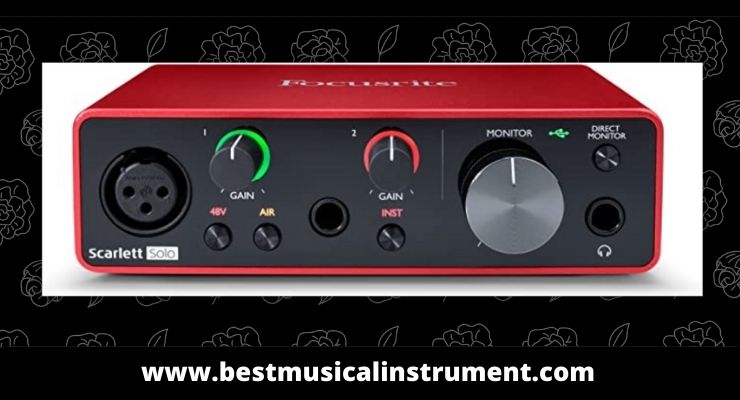 Focusrite Scarlett Solo 3rd Gen USB Audio Interface Review